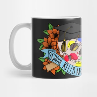 The Painted Grad: School Skills Artists Mug